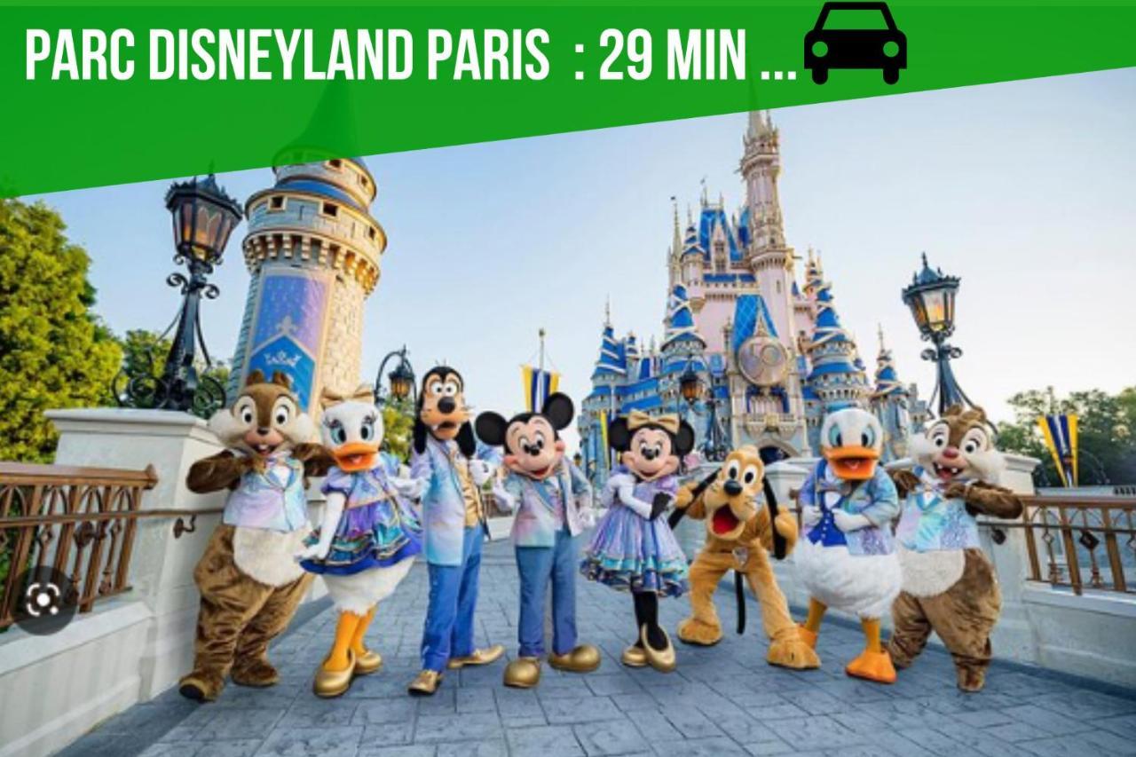 The Sunshine- Appart Cosy Proche Paris-Disney Avec Parking Prive Dans Residence Мо Экстерьер фото