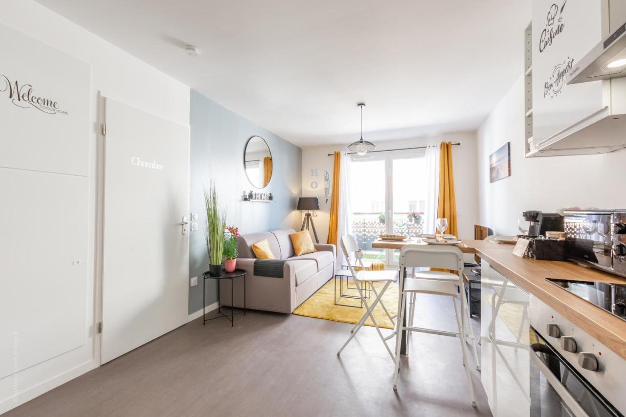 The Sunshine- Appart Cosy Proche Paris-Disney Avec Parking Prive Dans Residence Мо Экстерьер фото
